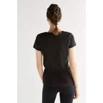 T-Shirt von Leela Cotton, in der Farbe Schwarz, aus Baumwolle, andere Perspektive, Vorschaubild