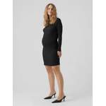 Jerseykleid von Vero Moda Maternity, in der Farbe Schwarz, aus Polyester, andere Perspektive, Vorschaubild