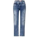 5-Pocket-Jeans von Street One, aus Denim, andere Perspektive, Vorschaubild