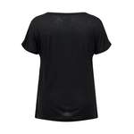 T-Shirt von ONLY Carmakoma, in der Farbe Schwarz, aus Polyester, andere Perspektive, Vorschaubild