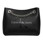 Schultertasche von Calvin Klein Jeans, in der Farbe Schwarz, aus Polyurethan, Vorschaubild