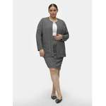 Strickjacke von Vero Moda Curve, in der Farbe Schwarz, aus Polyester, andere Perspektive, Vorschaubild