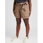 Shorts von ONLY Carmakoma, in der Farbe Beige, andere Perspektive, Vorschaubild