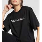 T-Shirt von Dolce&Gabbana, in der Farbe Schwarz, aus Baumwolle, andere Perspektive, Vorschaubild
