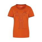 T-Shirt von Elkline, in der Farbe Orange, aus Baumwolle, andere Perspektive, Vorschaubild