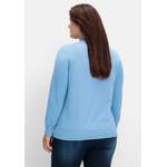 Sonstige Pullover von sheego, in der Farbe Blau, aus Baumwolle, andere Perspektive, Vorschaubild