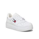 Plateau Sneaker von Tommy Jeans, in der Farbe Weiss, aus Textil, andere Perspektive, Vorschaubild