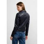 Bikerjacke von cecil, in der Farbe Blau, andere Perspektive, Vorschaubild