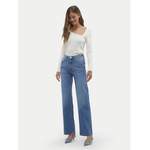 High Waist Jeans von Vero Moda, in der Farbe Blau, aus Baumwolle, andere Perspektive, Vorschaubild