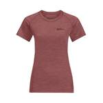 T-Shirt von Jack Wolfskin, in der Farbe Braun, aus Polyester, andere Perspektive, Vorschaubild