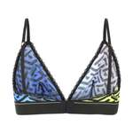 Bralette von Versace, in der Farbe Blau, andere Perspektive, Vorschaubild