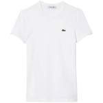 T-Shirt von Lacoste, in der Farbe Weiss, aus Baumwolle, andere Perspektive, Vorschaubild