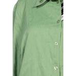 Klassische Bluse von Doris Streich, in der Farbe Grün, aus Baumwolle, andere Perspektive, Vorschaubild