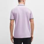 Poloshirt von Boss, in der Farbe Lila, aus Baumwolle, andere Perspektive, Vorschaubild