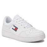 Plateau Sneaker von Tommy Jeans, in der Farbe Weiss, aus Textil, andere Perspektive, Vorschaubild