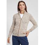 Strickjacke von OXMO, in der Farbe Beige, andere Perspektive, Vorschaubild