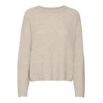 Rundhalspullover von Vero Moda, in der Farbe Beige, aus Polyester, andere Perspektive, Vorschaubild