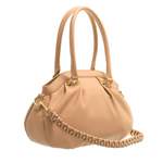 Bowlingtasche von Love Moschino, in der Farbe Beige, aus Kunstleder, andere Perspektive, Vorschaubild