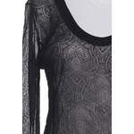 Langarmshirt von RENE LEZARD, in der Farbe Schwarz, aus Viskose, andere Perspektive, Vorschaubild