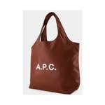 Henkeltasche von A.p.c., in der Farbe Braun, aus Leder, andere Perspektive, Vorschaubild