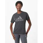 T-Shirt von adidas performance, in der Farbe Grau, aus Polyester, andere Perspektive, Vorschaubild