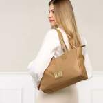 Shopper von Love Moschino, in der Farbe Beige, aus Kunstleder, andere Perspektive, Vorschaubild