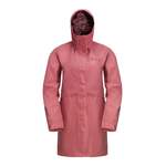 Regenmantel von Jack Wolfskin, in der Farbe Rosa, aus Polyester, andere Perspektive, Vorschaubild