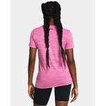 T-Shirt von Under Armour, in der Farbe Rosa, aus Polyester, andere Perspektive, Vorschaubild