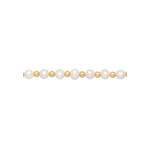 Perlenkette von Elli Premium, in der Farbe Gold, aus Kupfer, andere Perspektive, Vorschaubild