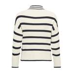 Rollkragenpullover von Only, in der Farbe Weiss, aus Polyester, andere Perspektive, Vorschaubild