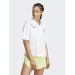 Funktionsshirt von Adidas, in der Farbe Weiss, andere Perspektive, Vorschaubild