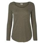 Langarmshirt von Vero Moda, in der Farbe Braun, aus Polyester, andere Perspektive, Vorschaubild