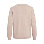 Rundhalspullover von Vila, in der Farbe Beige, aus Polyester, andere Perspektive, Vorschaubild