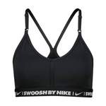 Sport-BH von Nike, in der Farbe Schwarz, aus Polyester, andere Perspektive, Vorschaubild