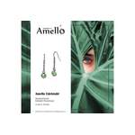Ohrhänger von Amello, in der Farbe Grün, aus Edelstahl, andere Perspektive, Vorschaubild
