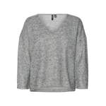 Blusentop von Vero Moda, in der Farbe Grau, aus Polyester, andere Perspektive, Vorschaubild