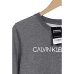 Sweatshirt von Calvin Klein Jeans, in der Farbe Grau, aus Baumwolle, andere Perspektive, Vorschaubild
