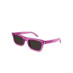 Sonstige Sonnenbrille von Saint Laurent, in der Farbe Rosa, aus Acetat, andere Perspektive, Vorschaubild