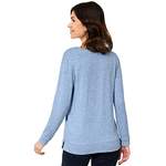 Langarmshirt von cecil, in der Farbe Blau, aus Polyester, andere Perspektive, Vorschaubild