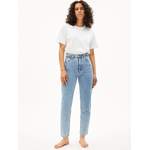 High Waist Jeans von ARMEDANGELS, in der Farbe Blau, aus Baumwolle, andere Perspektive, Vorschaubild