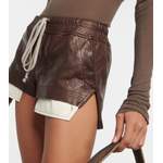 Shorts von Rick Owens, in der Farbe Braun, andere Perspektive, Vorschaubild