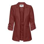 Kurzblazer von Only, in der Farbe Rot, aus Polyester, andere Perspektive, Vorschaubild