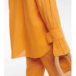 Hemdbluse von Bananhot, in der Farbe Orange, andere Perspektive, Vorschaubild