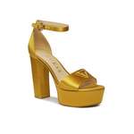 Sandale von Guess, in der Farbe Gold, aus Baumwolle, andere Perspektive, Vorschaubild