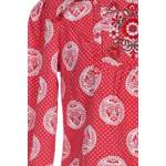 Klassische Bluse von blutsgeschwister, in der Farbe Rot, aus Baumwolle, andere Perspektive, Vorschaubild