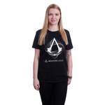 T-Shirt von Assassins Creed, in der Farbe Schwarz, aus Baumwolle, andere Perspektive, Vorschaubild