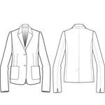 Jackenblazer von Windsor, in der Farbe Braun, aus Baumwolle, andere Perspektive, Vorschaubild