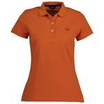 Poloshirt von Gant, in der Farbe Orange, andere Perspektive, Vorschaubild