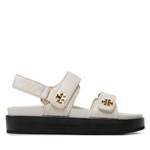 Sandale von TORY BURCH, in der Farbe Weiss, aus Leder, andere Perspektive, Vorschaubild