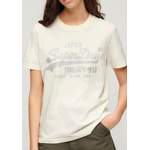 T-Shirt von Superdry, in der Farbe Silber, aus Jersey, andere Perspektive, Vorschaubild